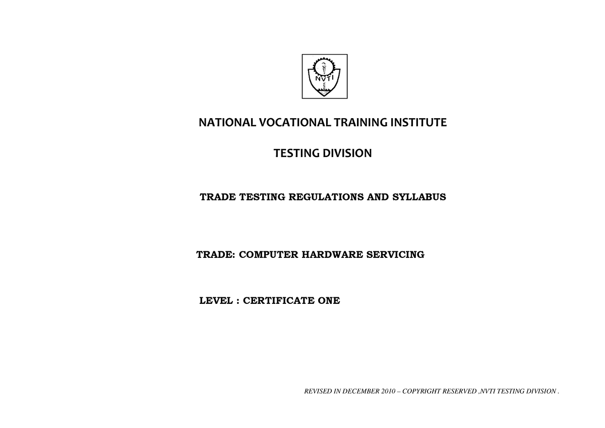 computer-hardware-national-vocational-training-institute-testing