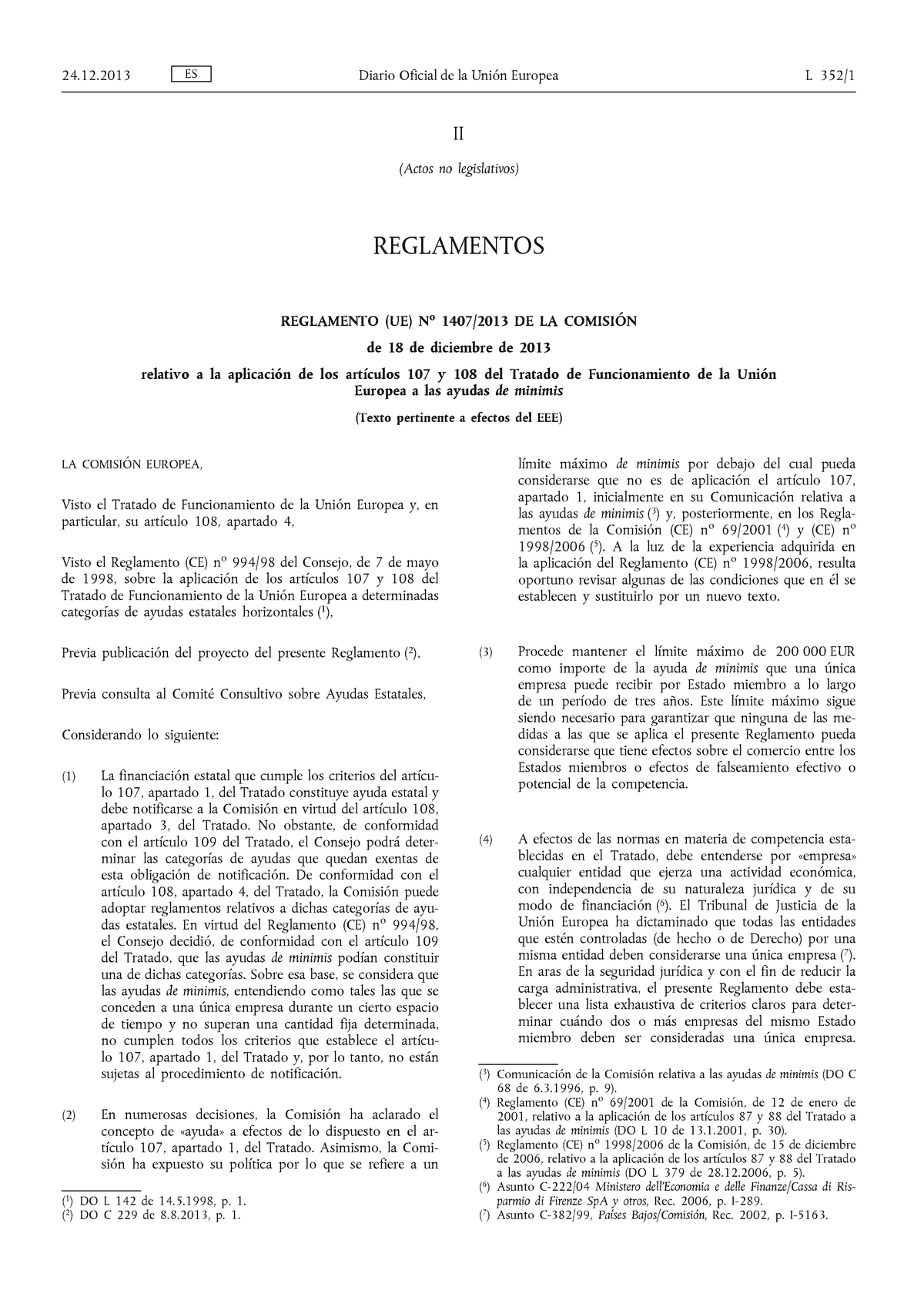 L00001-00008 - II (Actos No Legislativos) REGLAMENTOS REGLAMENTO (UE) N ...