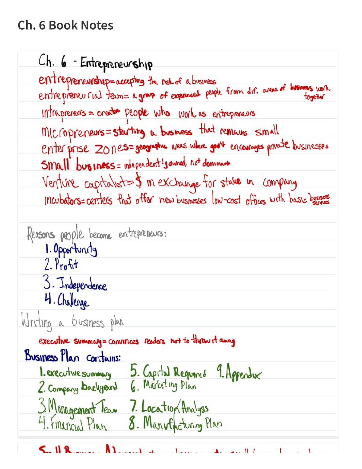 Intro To Business - Ch. 6 - BUS 10123 - KSU - StuDocu