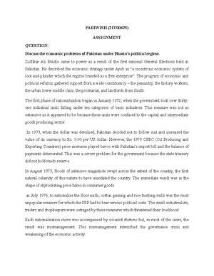 Pakistan Studies 2022-2023 Course Outline - Courses of Instruction 2022 ...