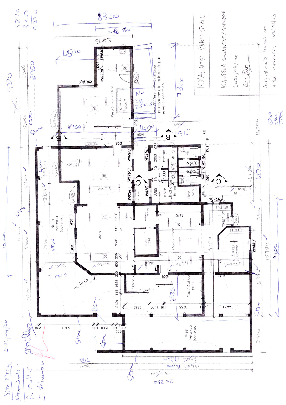 Kyalami Farm Stall - Drawing 210426 Site meeting - MECN1003/CIVN1004 ...