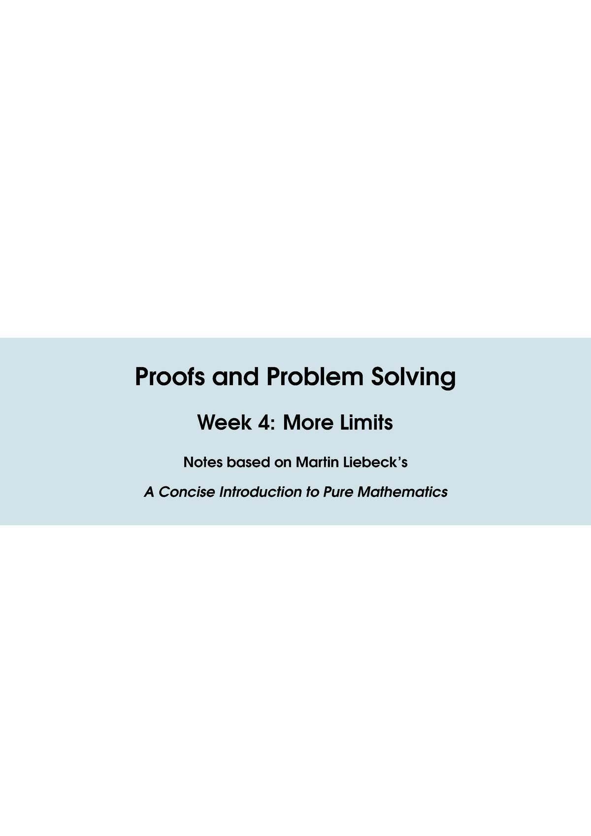 relationship between proofs and problem solving