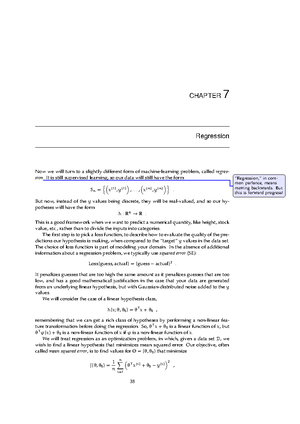 Notes chapter 02 Linear classifiers - CHAPTER 2 Linear classifiers 1 ...