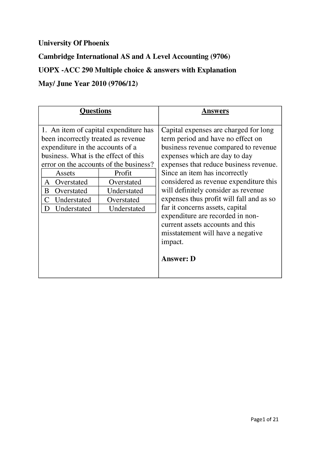 Accounting 101 Exam Questions and Answers PDF – Your Guide to Success