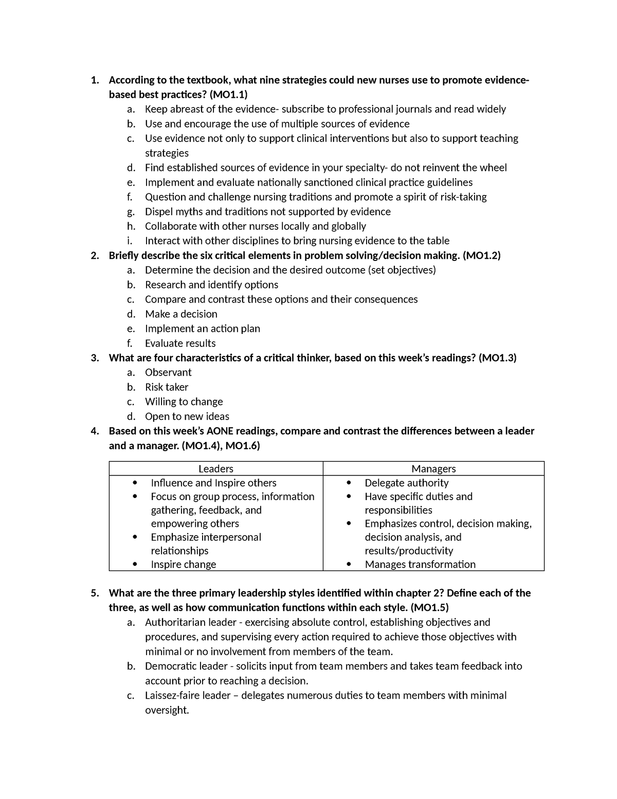 Week 1 Assigment - Q&A - Week 1 Book questions - According to the ...