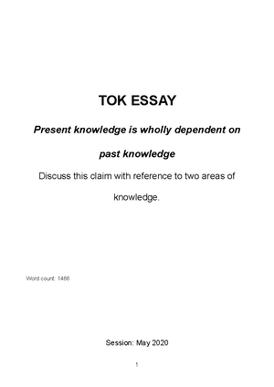 example of tok exhibition essay