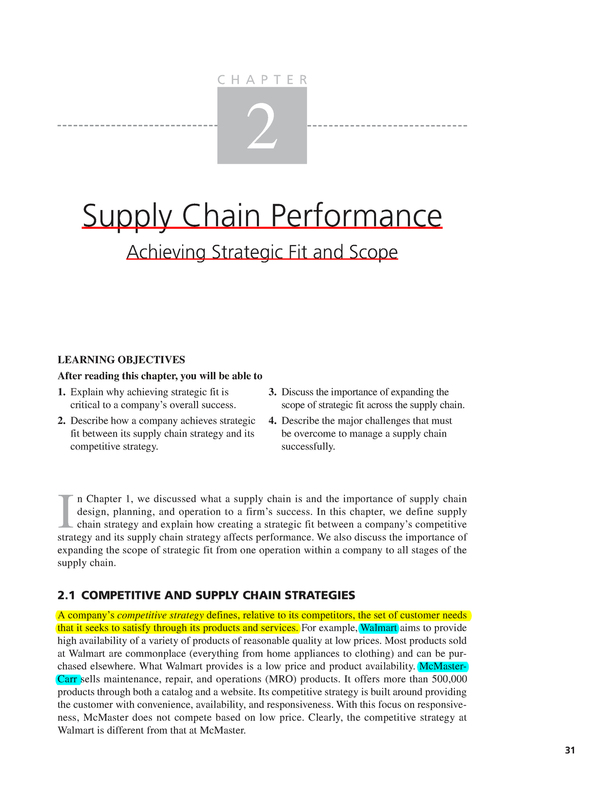 Course Textbook Chapter 2 - I N Chapter 1, We Discussed What A Supply ...