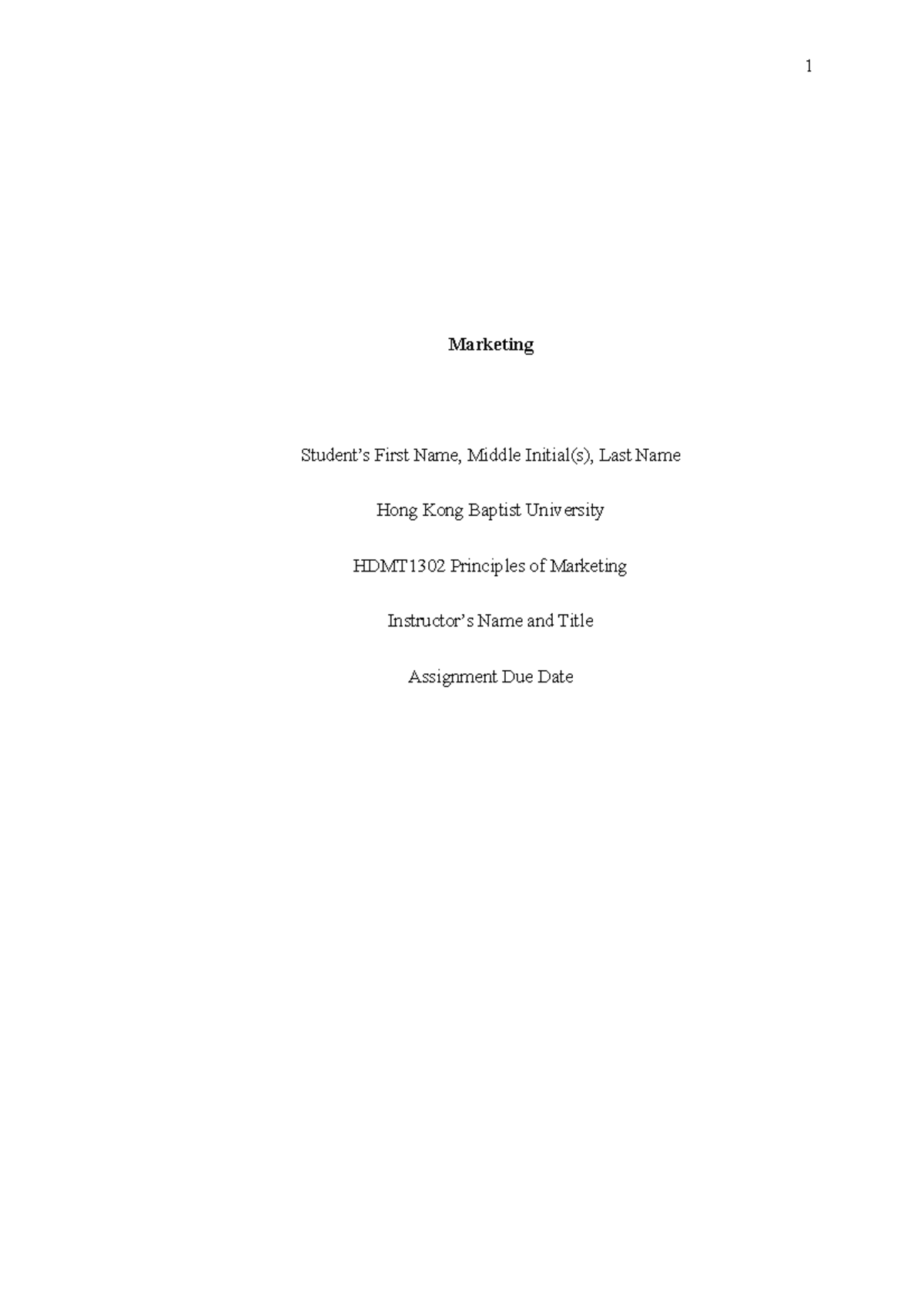 hdmt1302-principles-of-marketing-marketing-student-s-first-name