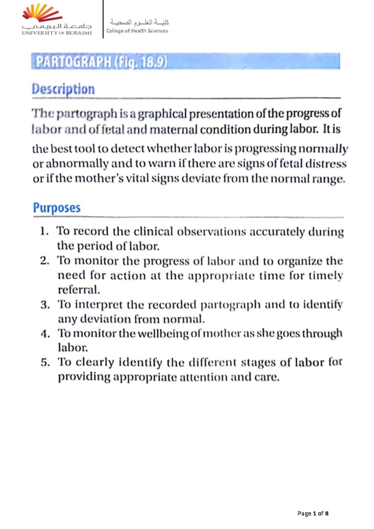 Handout-Partograph%20 - social - College of Health Sciences College of ...