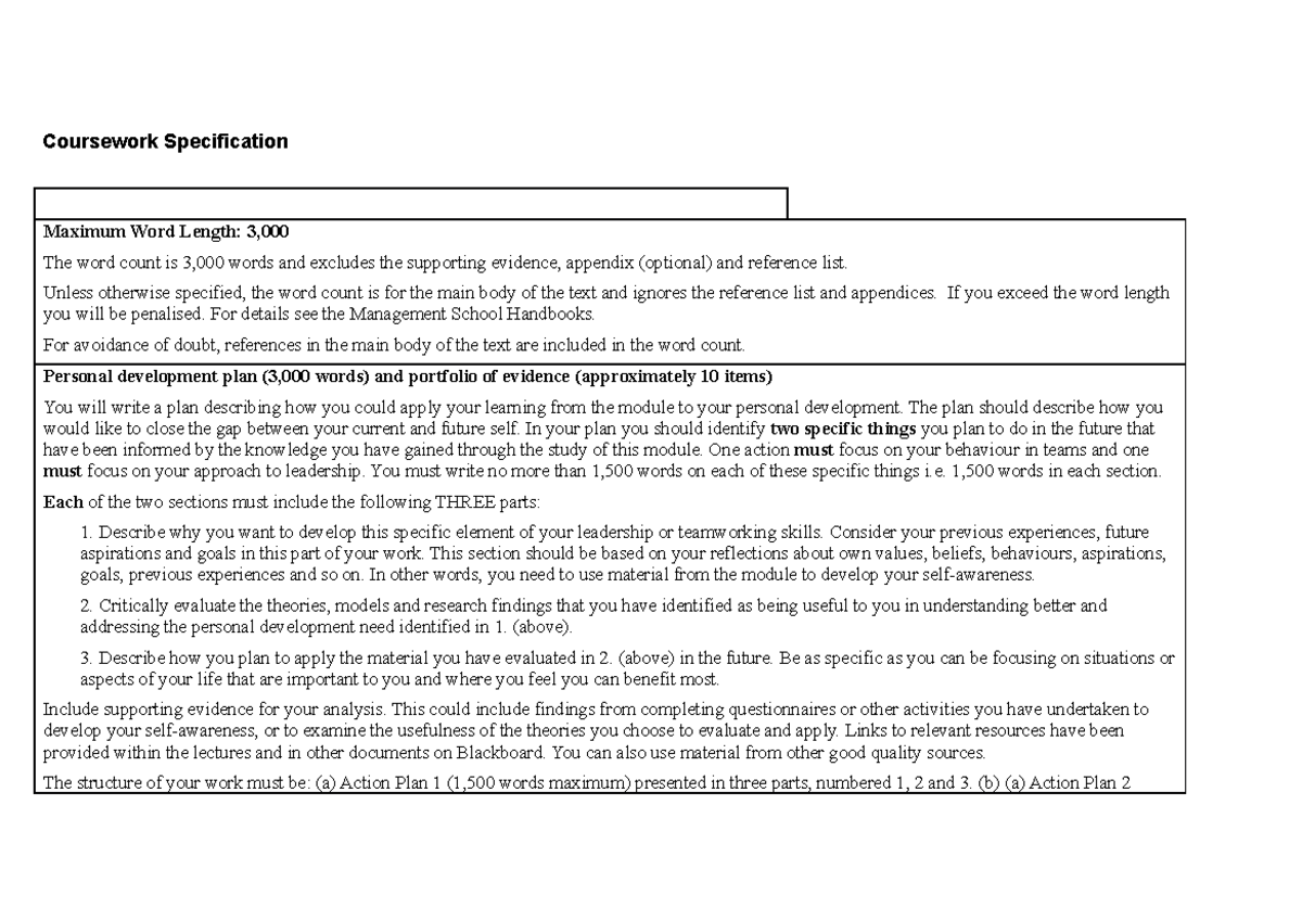 MGT255 Individual Assignment Coursework Specification RR 21-22 27 10 21 ...