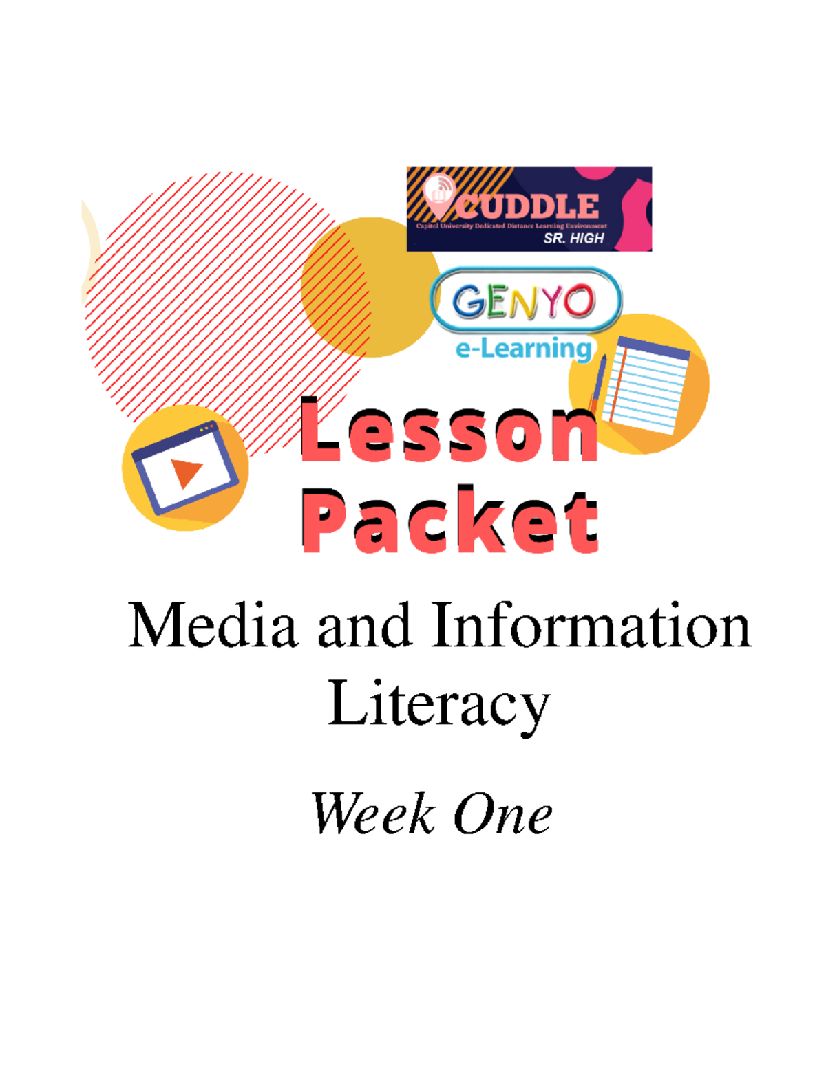 MIL Learning Packet Week1 Abmstem - Media And Information Literacy Week ...