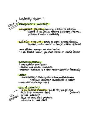 ati the leader case study 2 quizlet