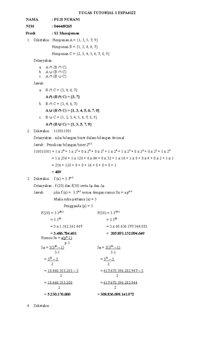 Solved Dari Fungsi Ft T T Tentukan Titik Yang Menyebabkan Fungsi Matematika Ekonomi