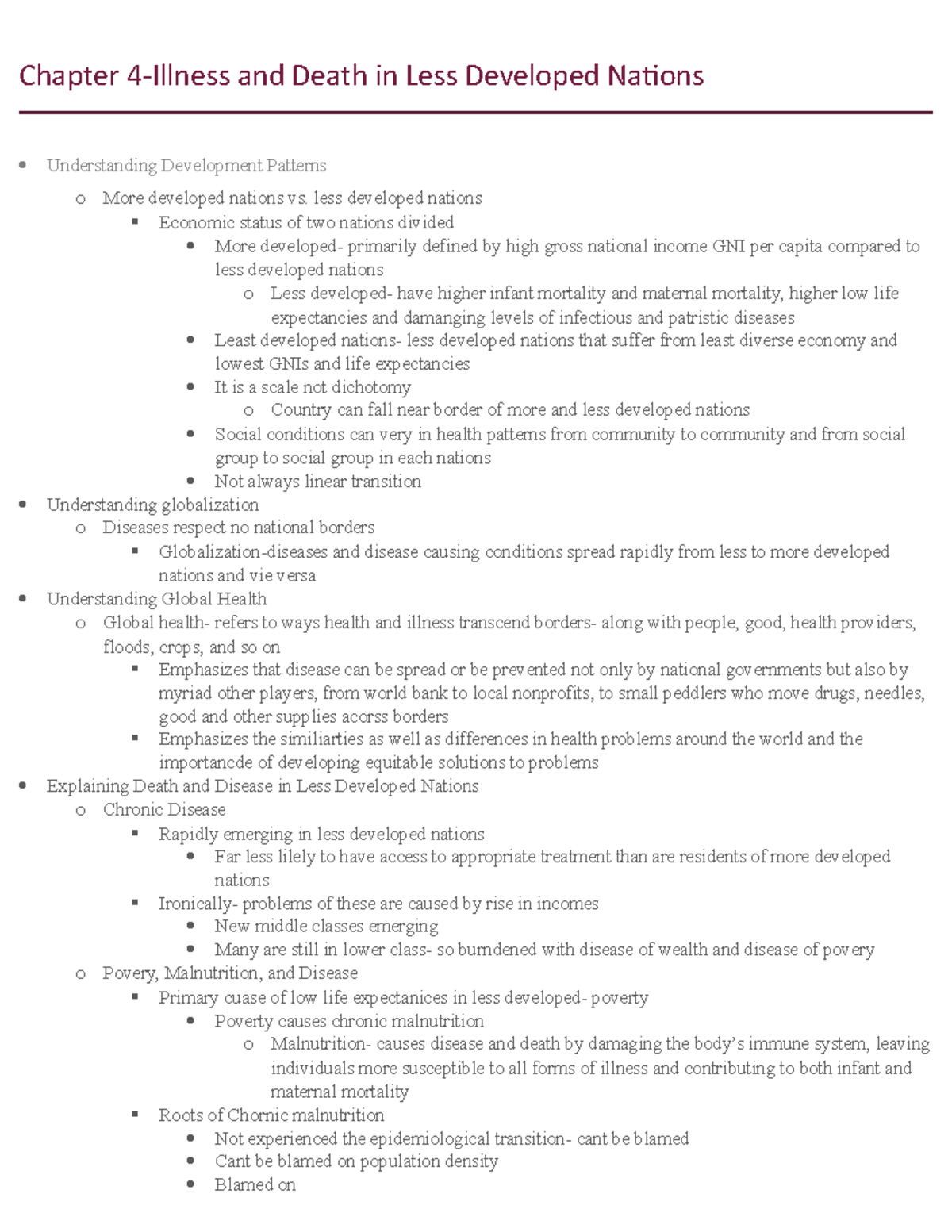 Chapter 4 - Lecture notes 4 - Chapter 4-Illness and Death in Less ...