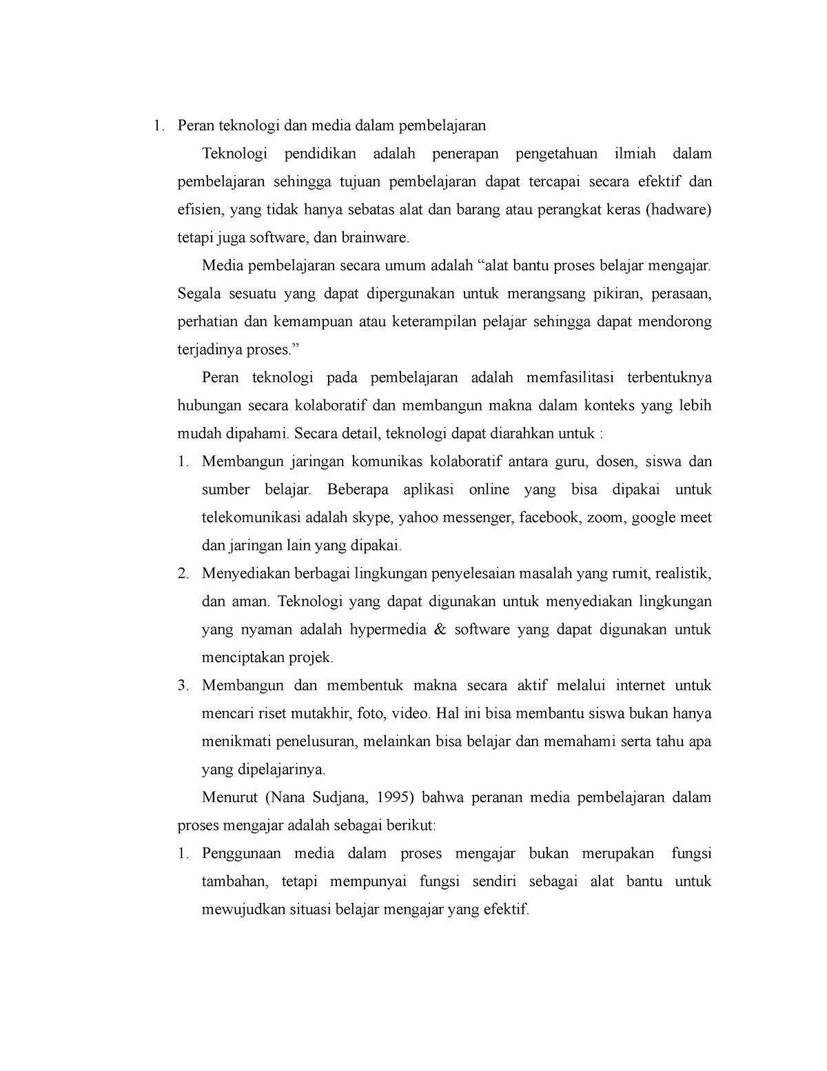 5. Peran Teknologi Pembelajaran - Peran Teknologi Dan Media Dalam ...