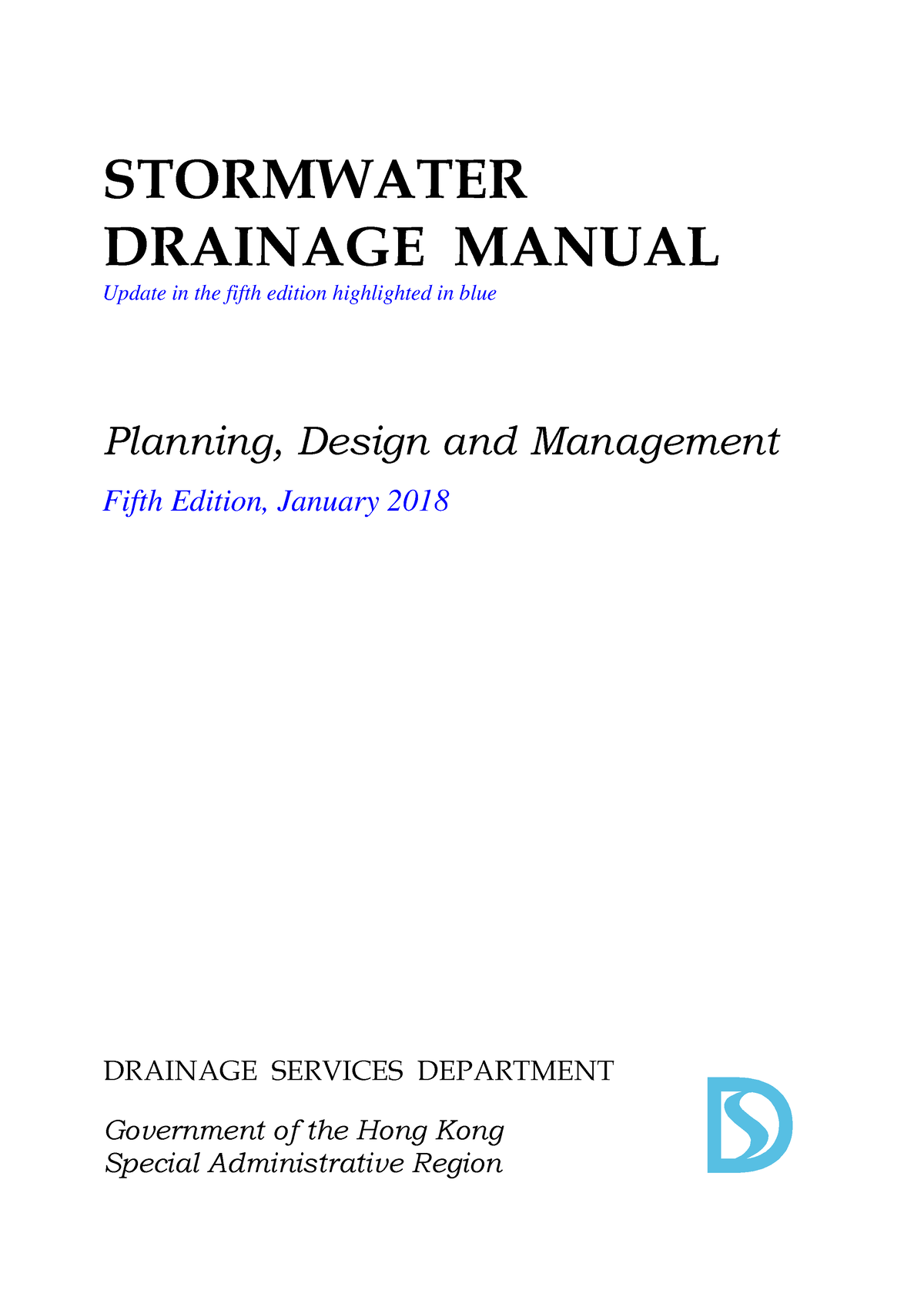 Stormwater Drainage Manual Eurocodes - STORMWATER DRAINAGE MANUAL ...