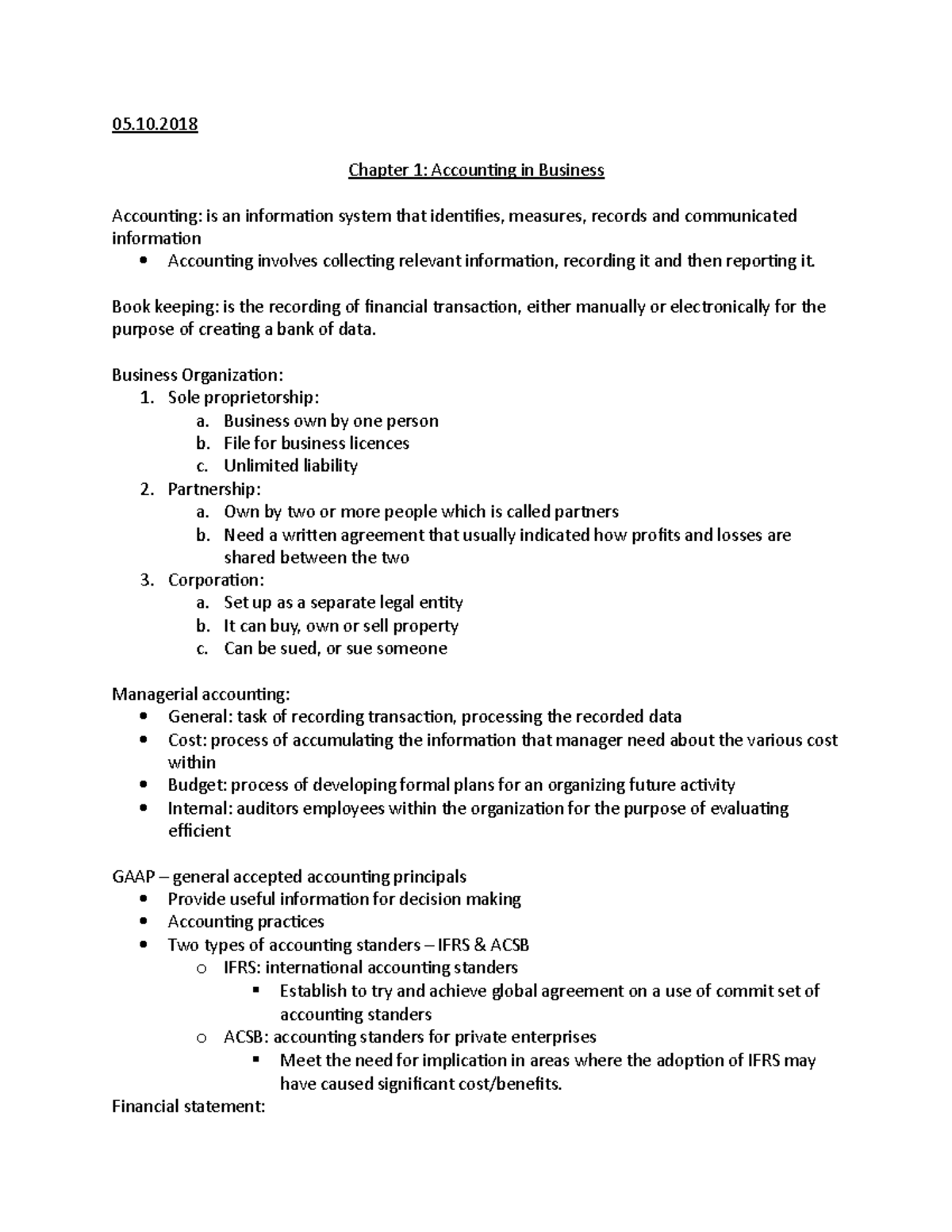 Chapter 1 Accounting In Business 05 Chapter 1 Accounting In Business Accounting Is An Chapter 1 Accounting In Business 05 Chapter 1 Accounting In Business Accounting Is An