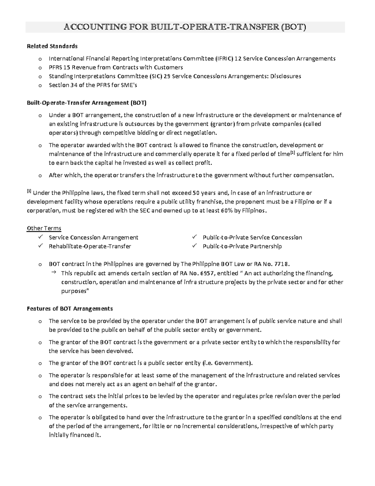 [bot] Build Operate Transfer - Accounting For Built-operate-transfer 