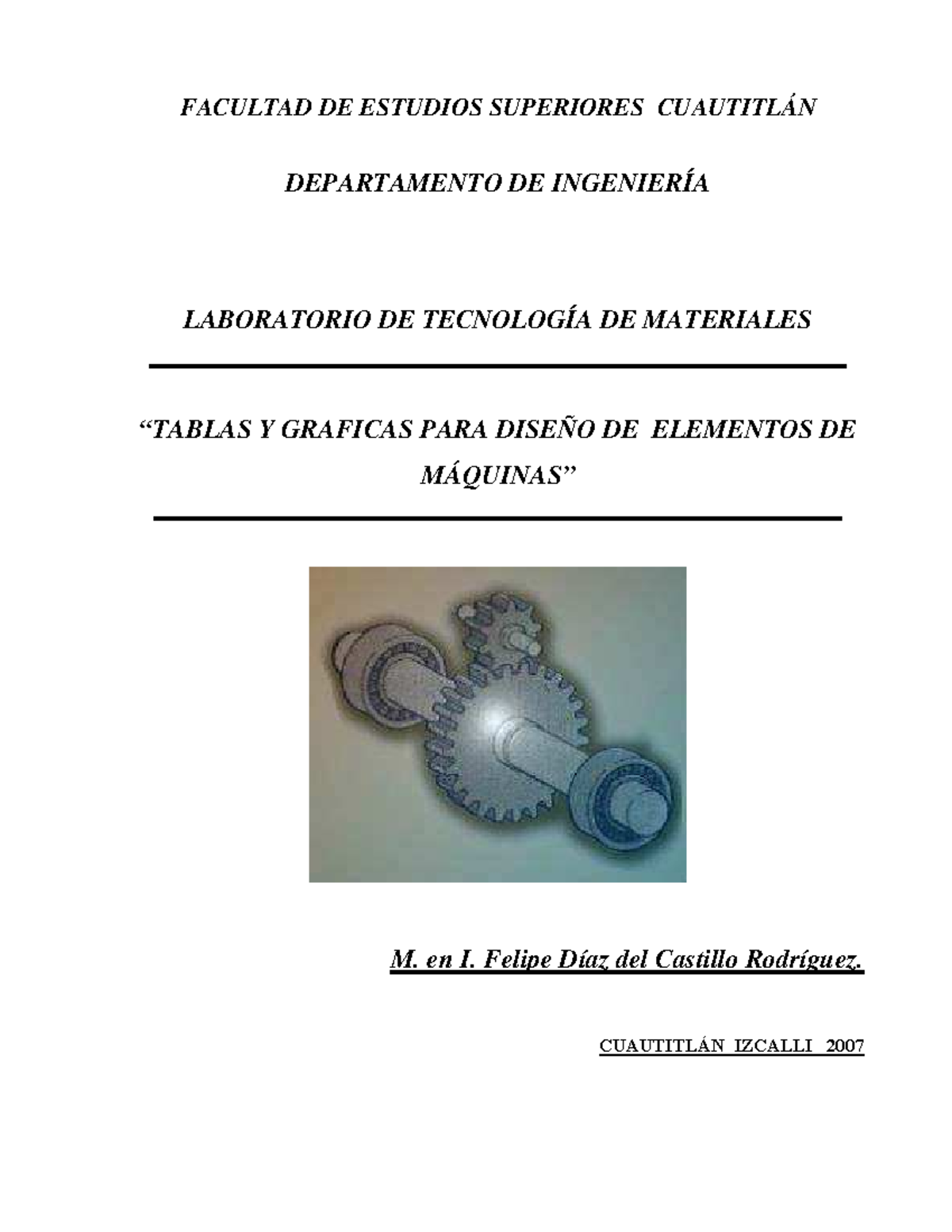 Tablas Y Graficas Para Diseño De Elementos De Maquinas Facultad De