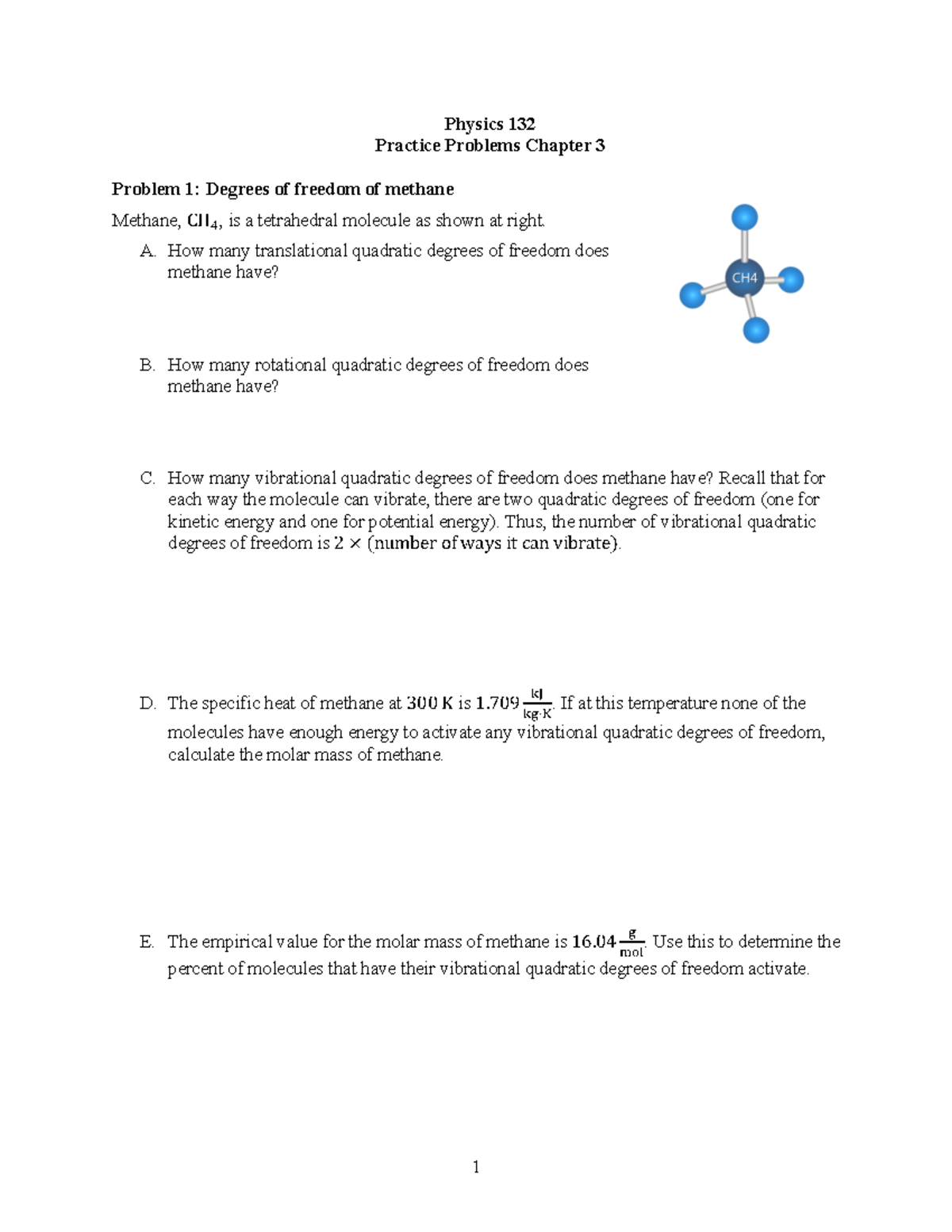 Ch 3 Practice Problems - Physics 132 Practice Problems Chapter 3 ...