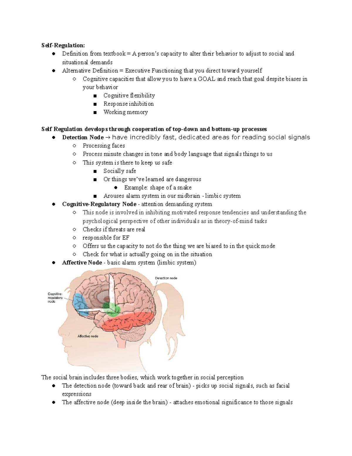 Lecture 1 Self Regulation - Self-Regulation: Definition from textbook ...