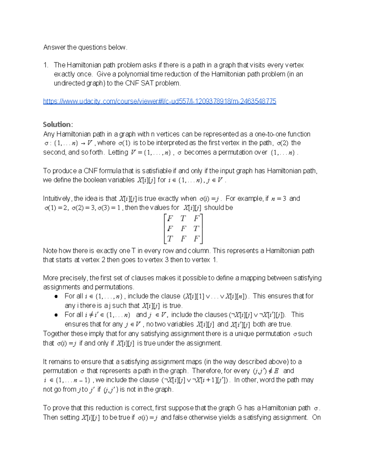 Seminar Assignments Solutions And Guidelines Hw4 Studocu