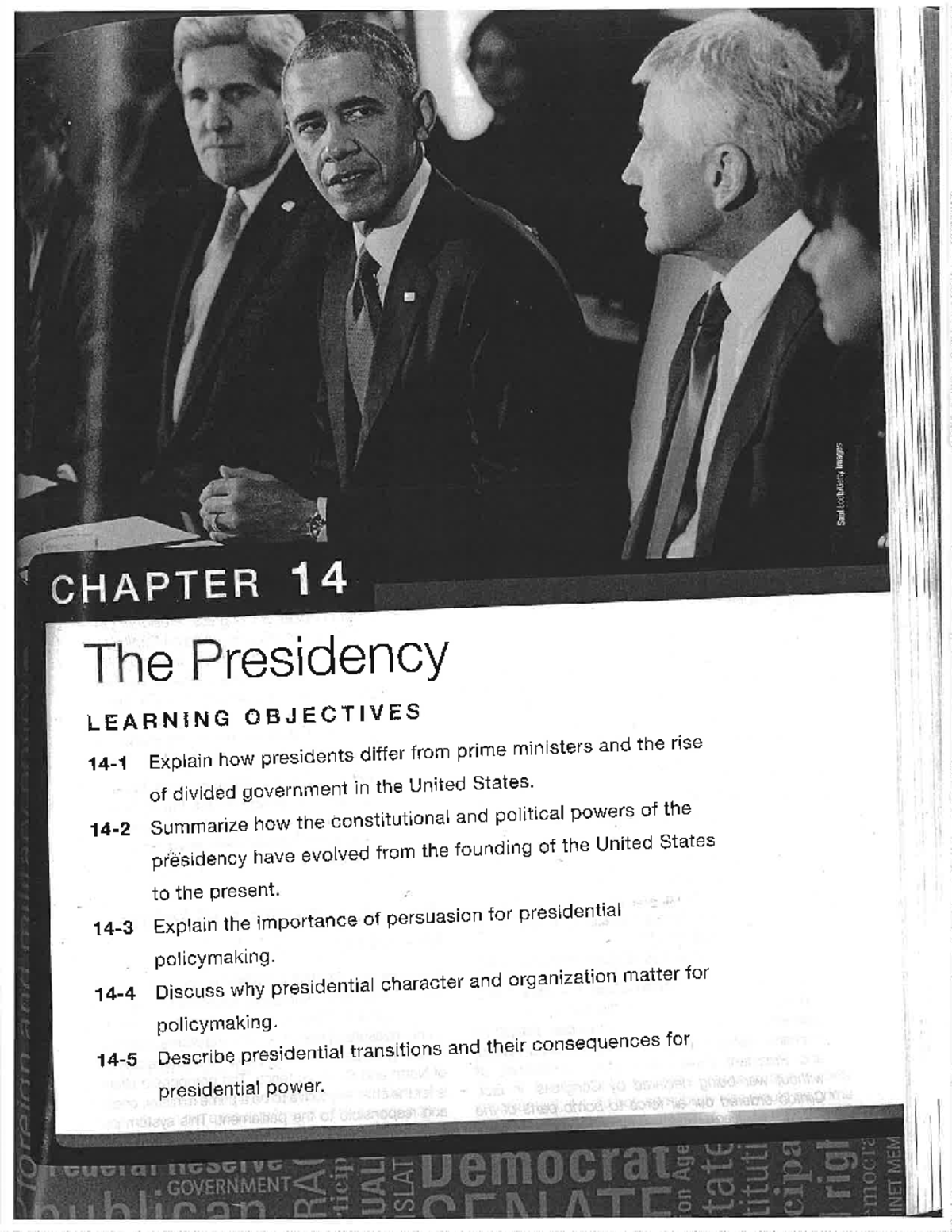 Chapter+14+The+Presidency - CHAPTER 14 The Presidency LEARNING ...