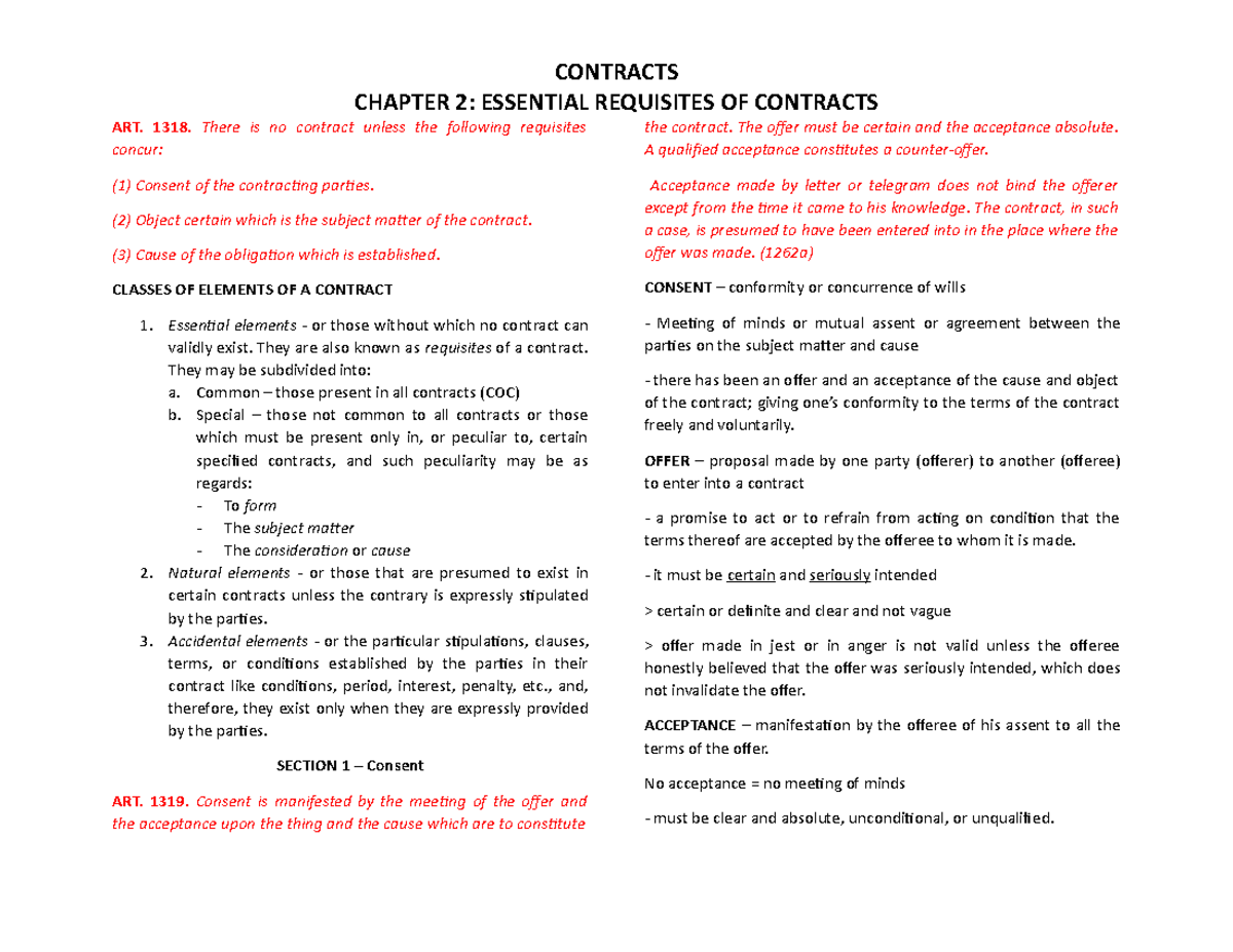 Consent - summary of some articles (incomplete) - The Law on ...