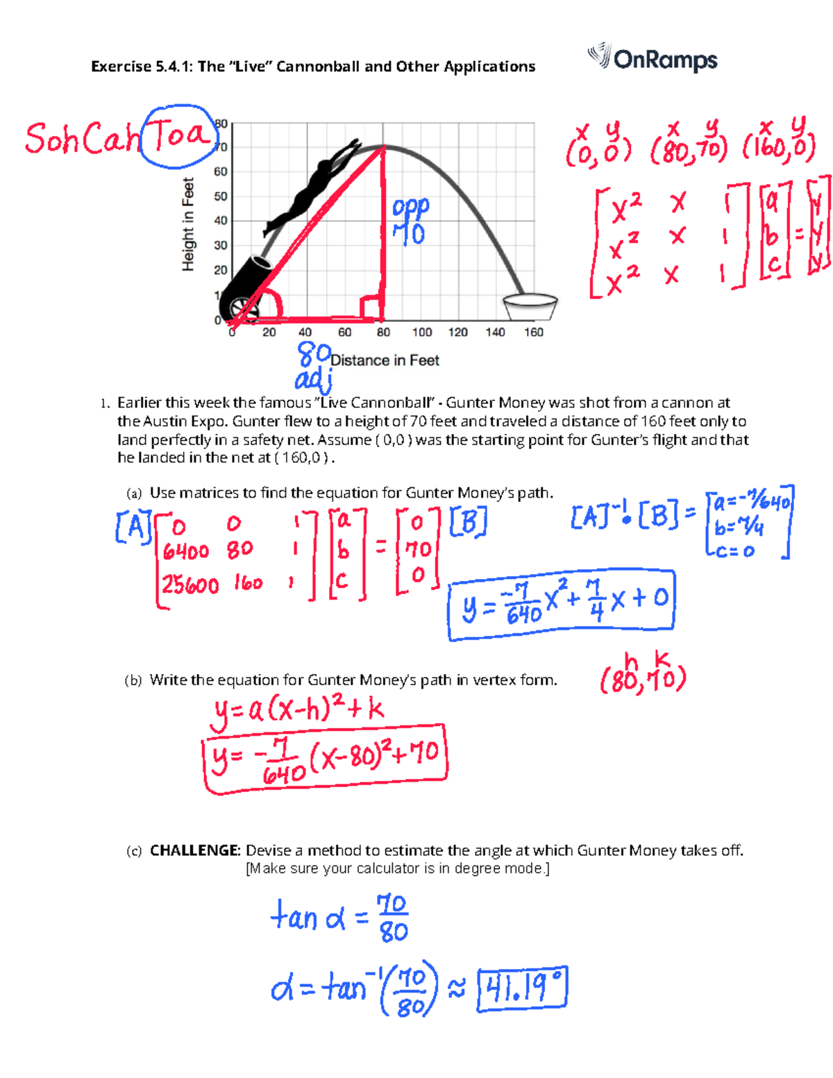 Exercise+5 - ddddddddddddddddd - Exercise 5.4: The “Live” Cannonball ...