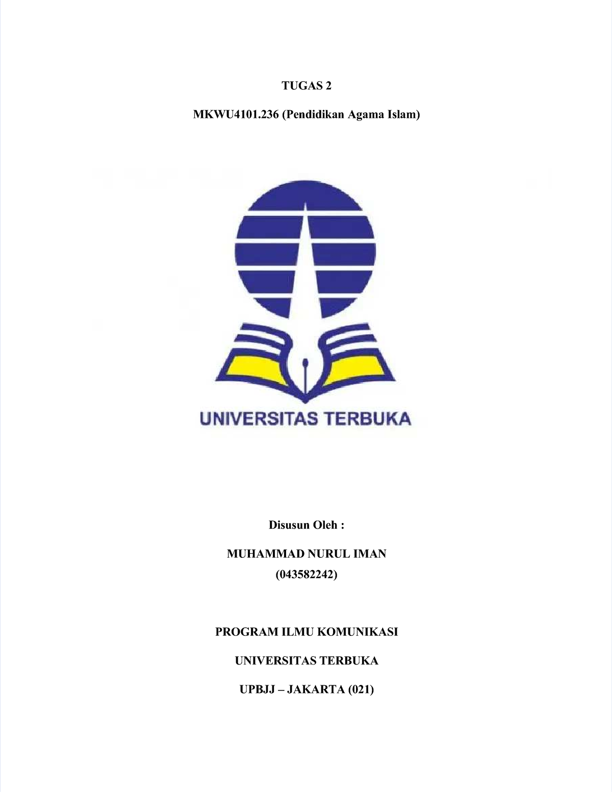 Pdf-tugas-2-mkwu4101 Compress - TUGAS 2TUGAS 2 MKWU4101 (Pendidikan ...