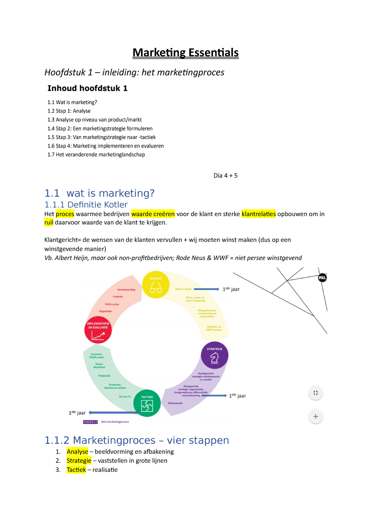 Samenvatting Hoofdstuk 1 - Marketing Essentials Hoofdstuk 1 – Inleiding ...