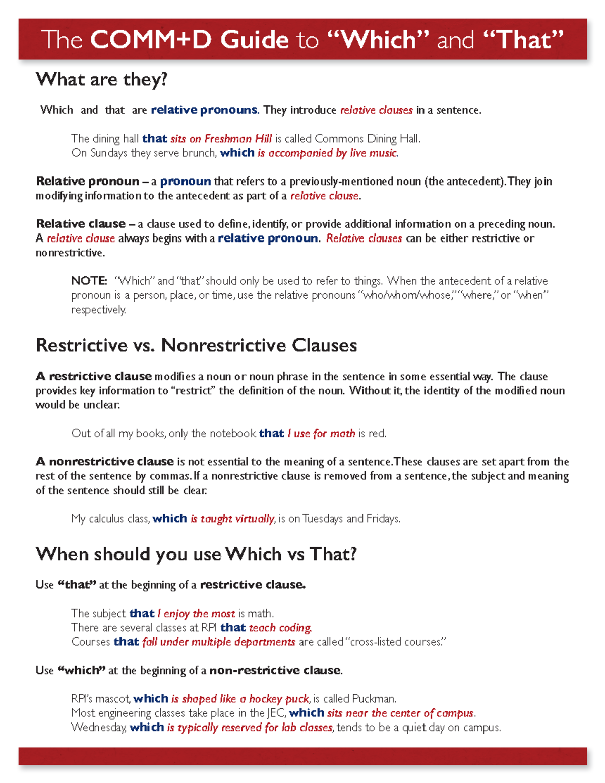 Which and That Structure for grammar writting in a better way non ...
