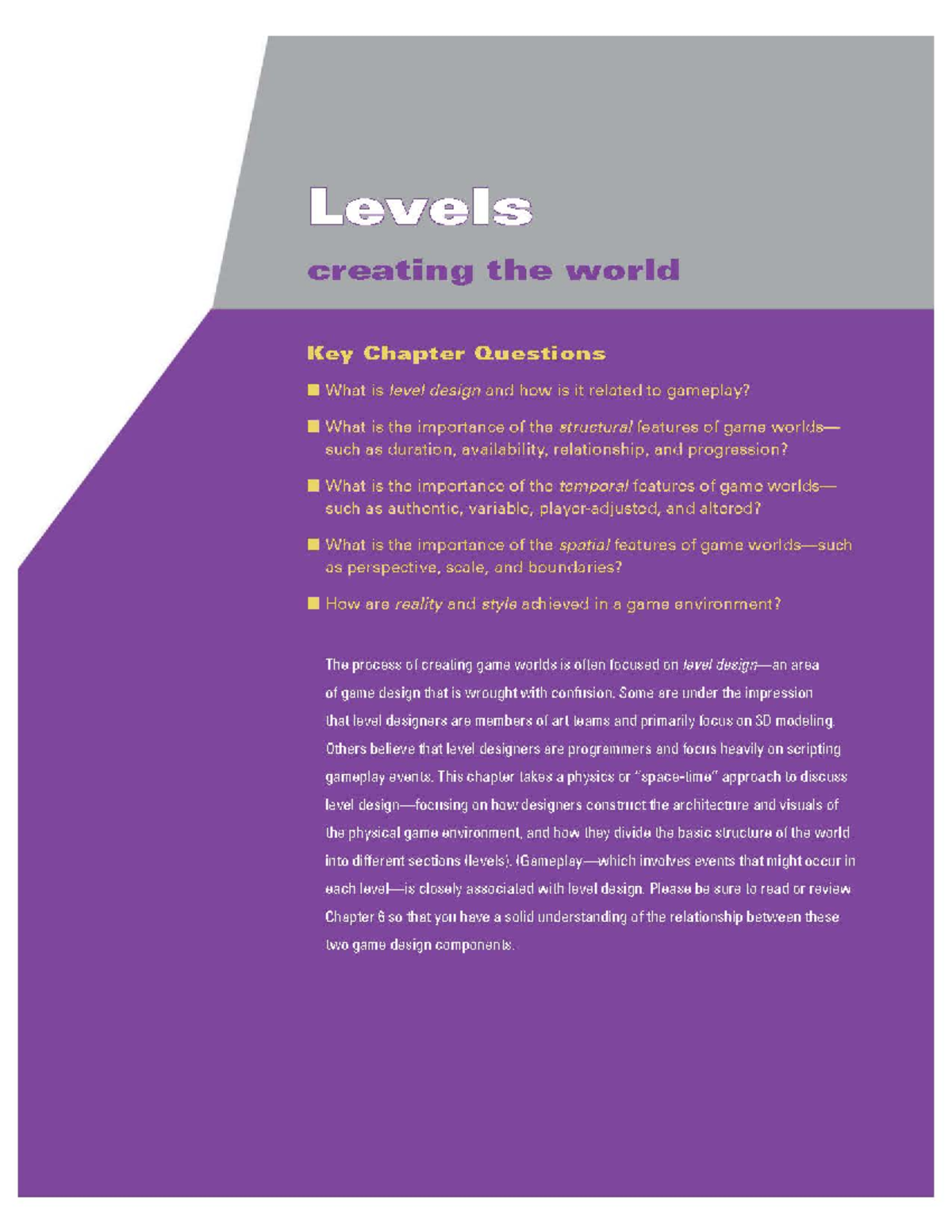 Game development essentials Chapter Seven - WBG370 - Studocu