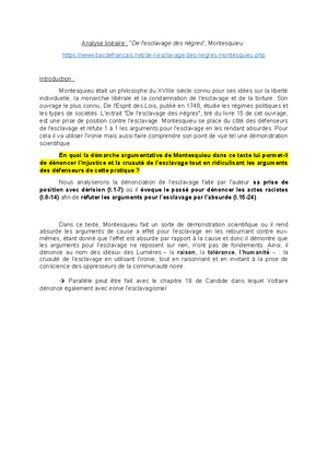 Lecture linéaire Olympe de Gouges - Lecture linéaire n°4 : Forme du ...