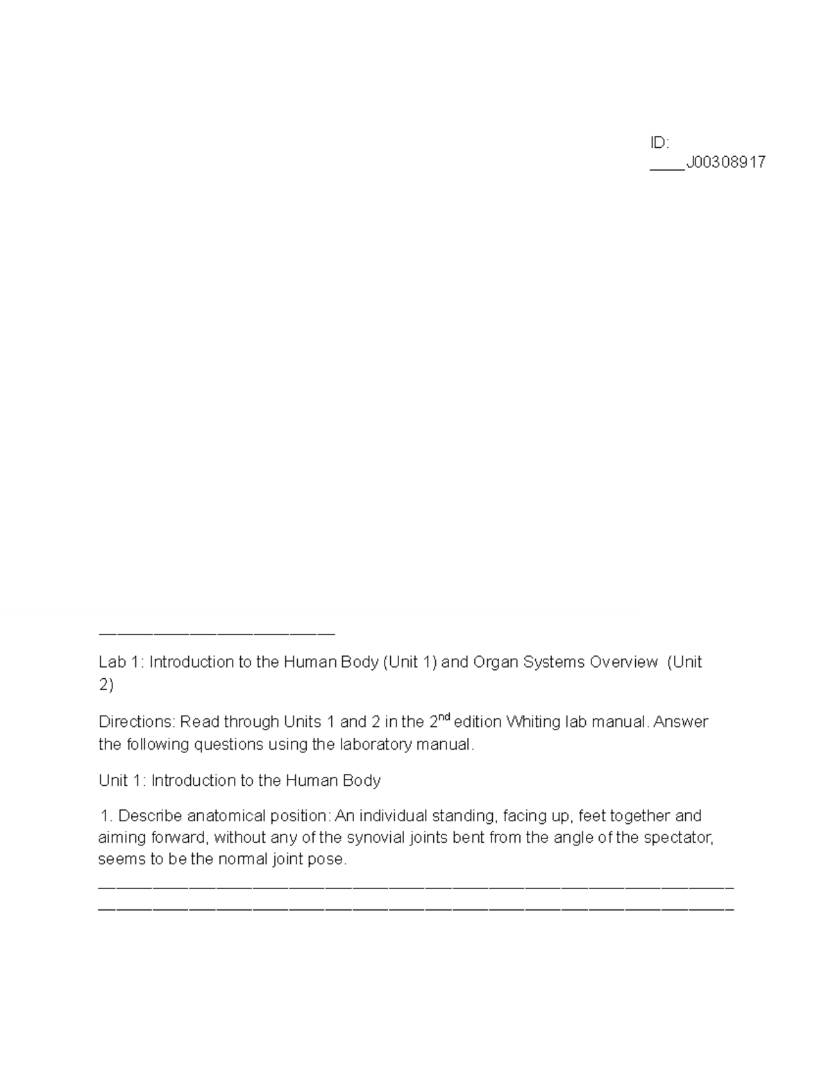 Lab Activity 1 Whiting Manual ID ____J