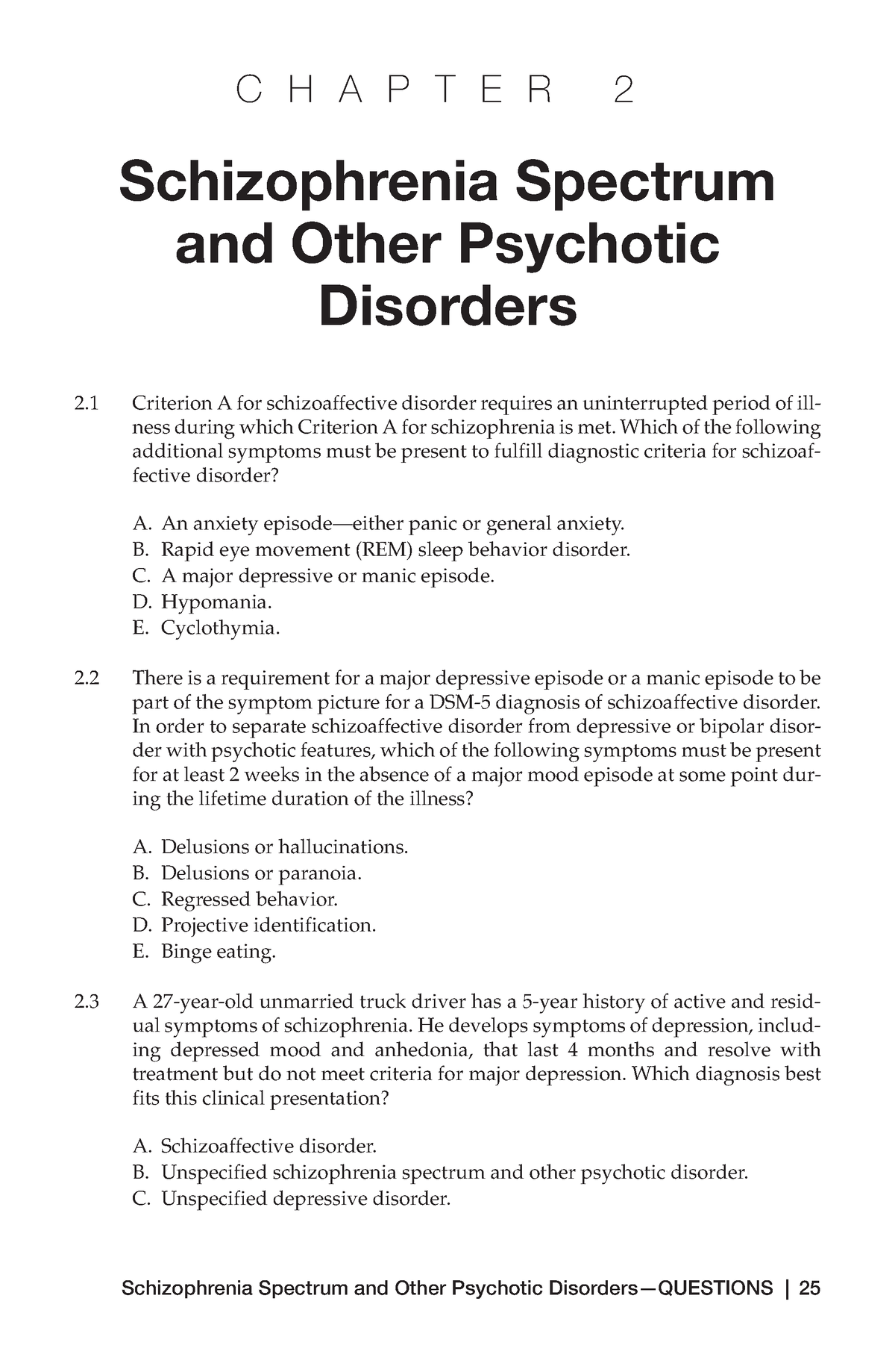 dsm-5-self-questions-c-h-a-p-t-e-r-2-schizophrenia-spectrum-and-other