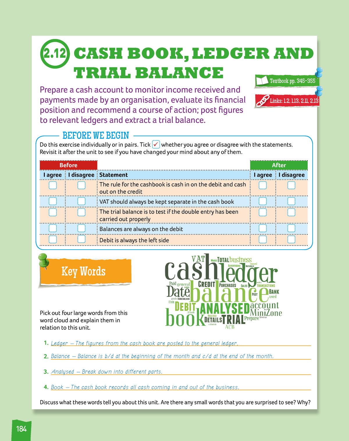 Analysed Cash Book: How to complete and Balance 