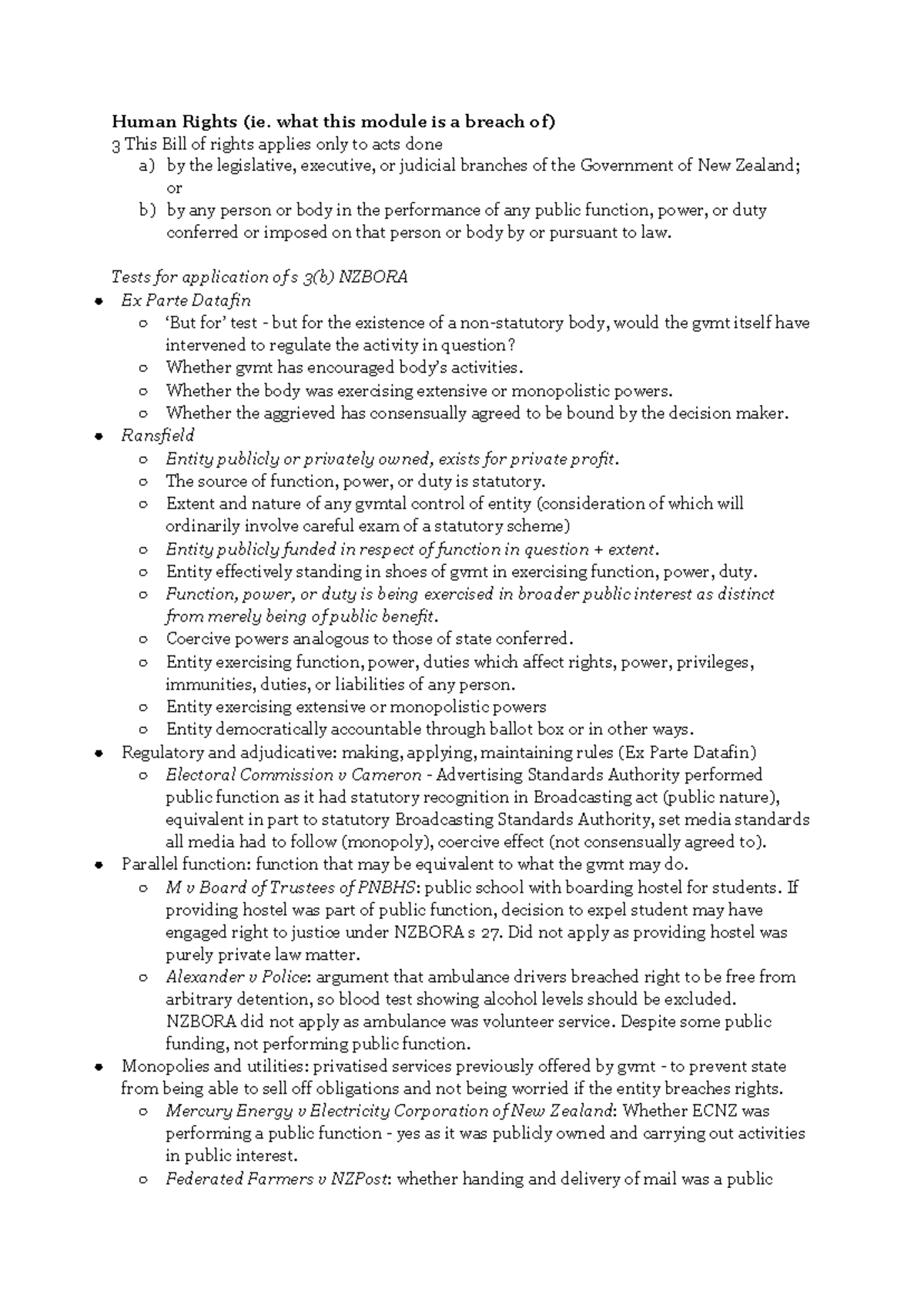 LAW 131 A grade 2023 paper Human Rights (ie. what this module is a