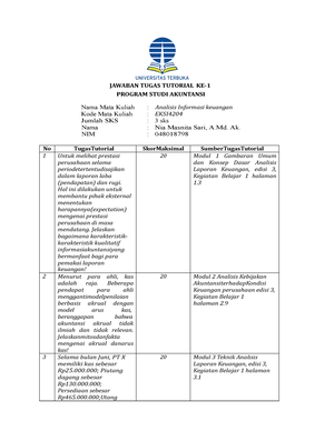 [Solved] Statement Of Financial Acounting Concept Nomor 1 Menyatakan ...