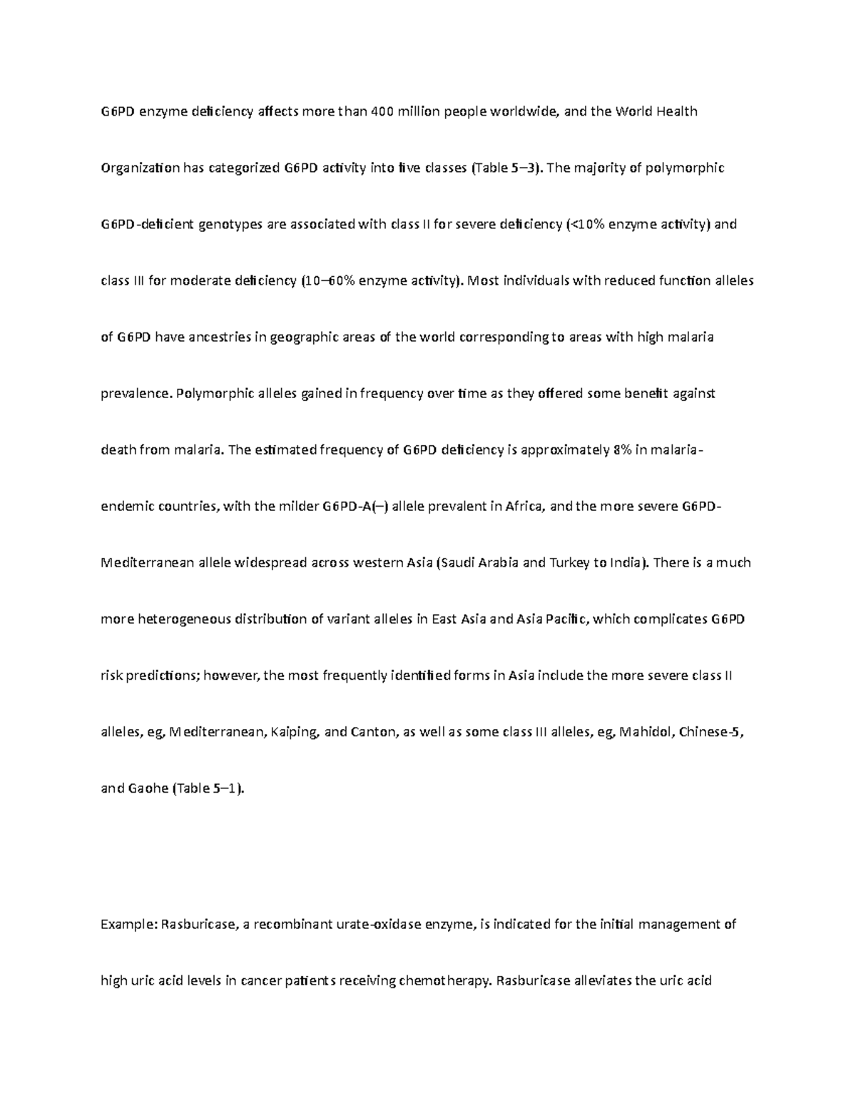 G6PD 2 G6PD 2 G6PD enzyme deficiency affects more than 400 million