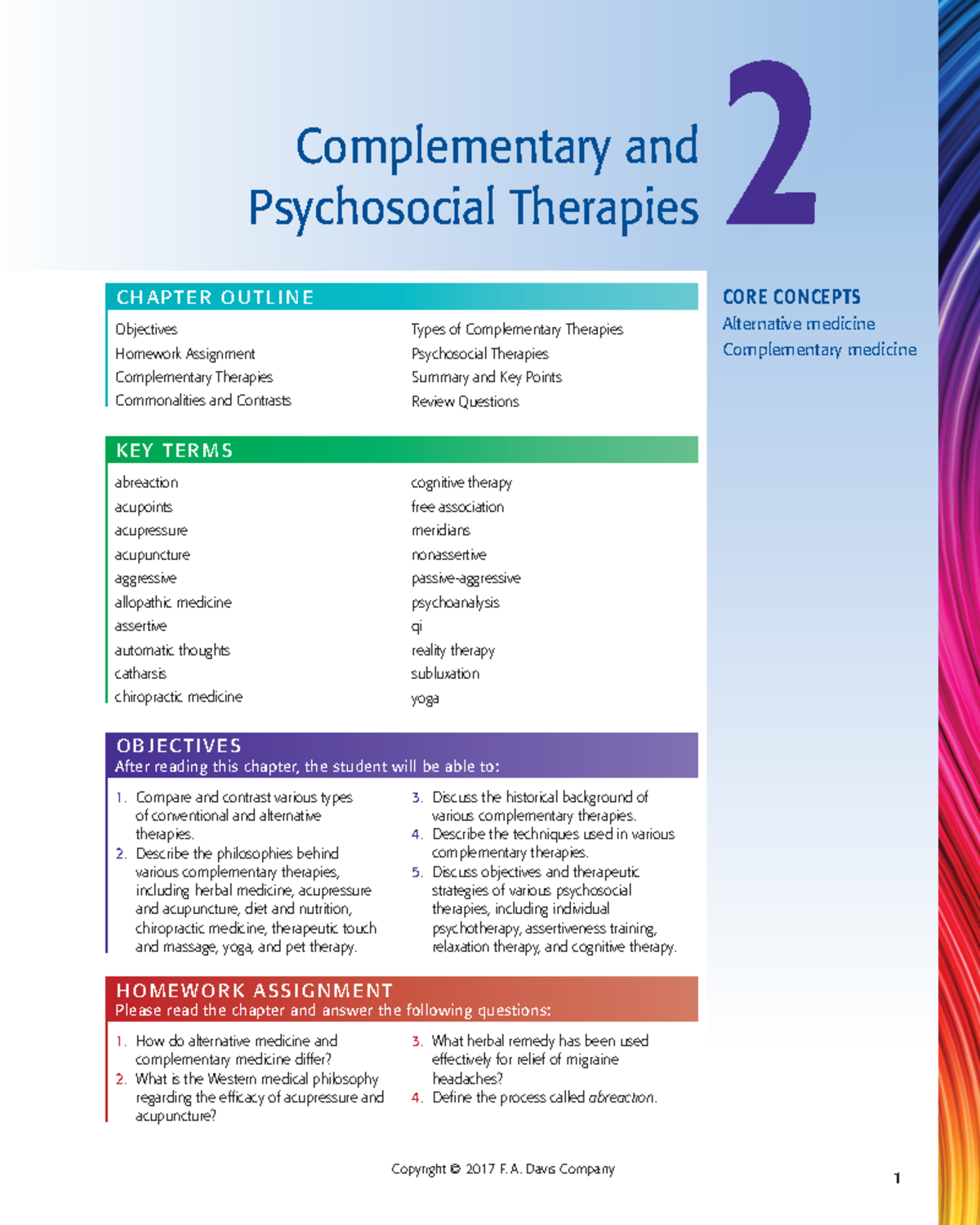 Bonus Chapter 2 - journal 2 - 1 2 Complementary and Psychosocial ...