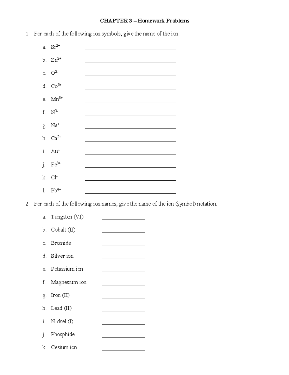 mastering chemistry chapter 3 homework answer key