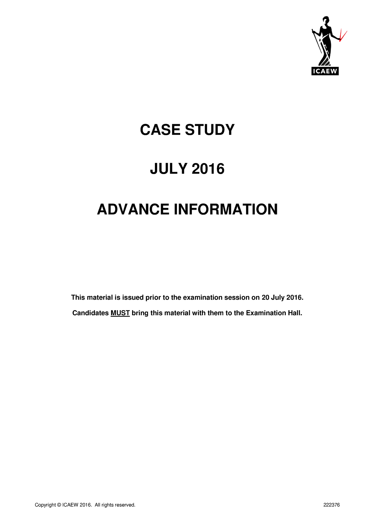 icaew case study july 2016