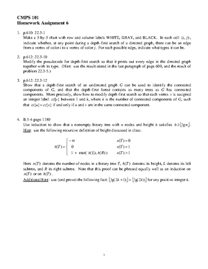 CMPS 101 Algorithms and Abstract Data Types Programming Assignment 1 ...