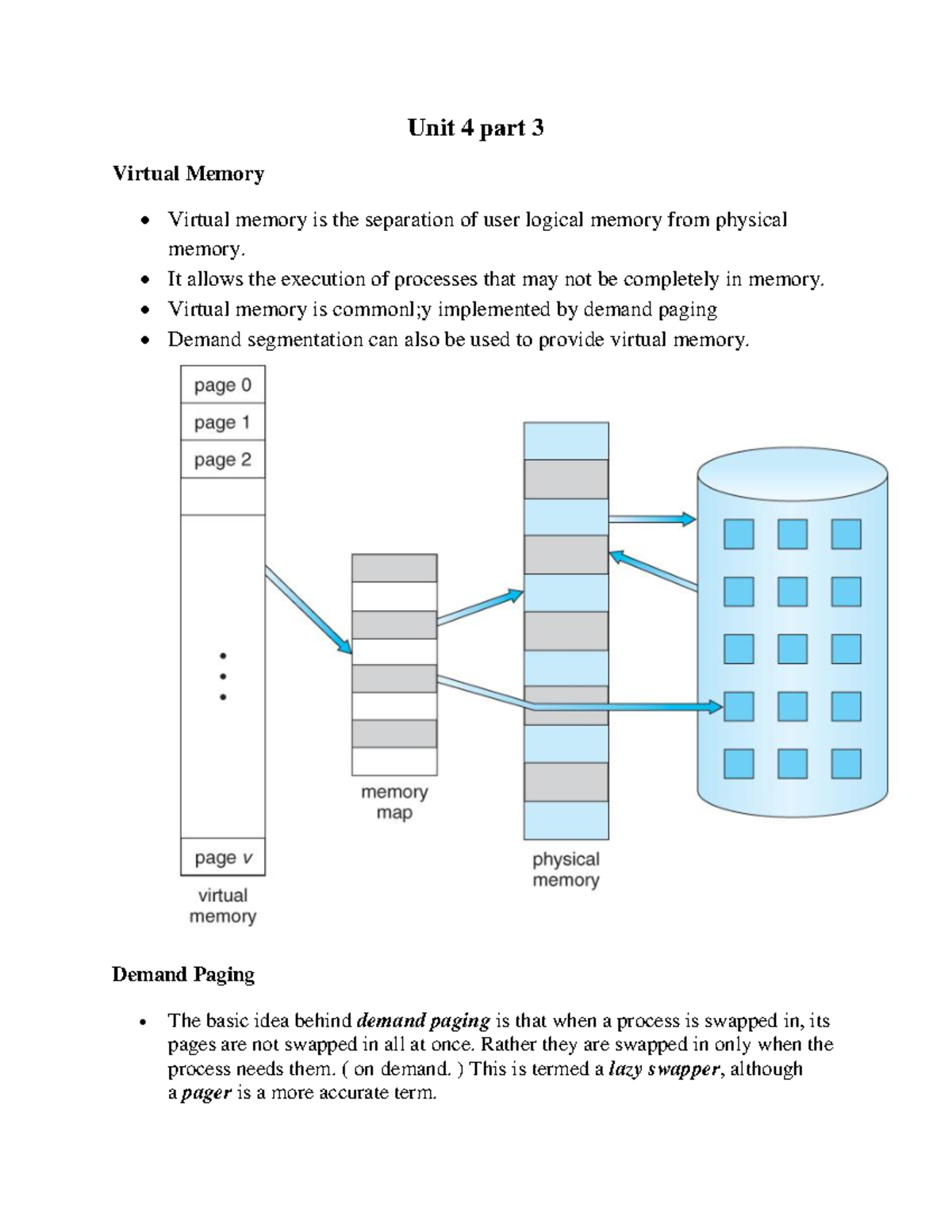 OS Unit 4 Part-3 - Operating System - Unit 4 Part 3 Virtual Memory ...