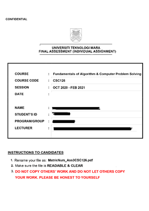 Group 5 Project Proposal (sem2) - Introduction to c++ - UiTM - Studocu