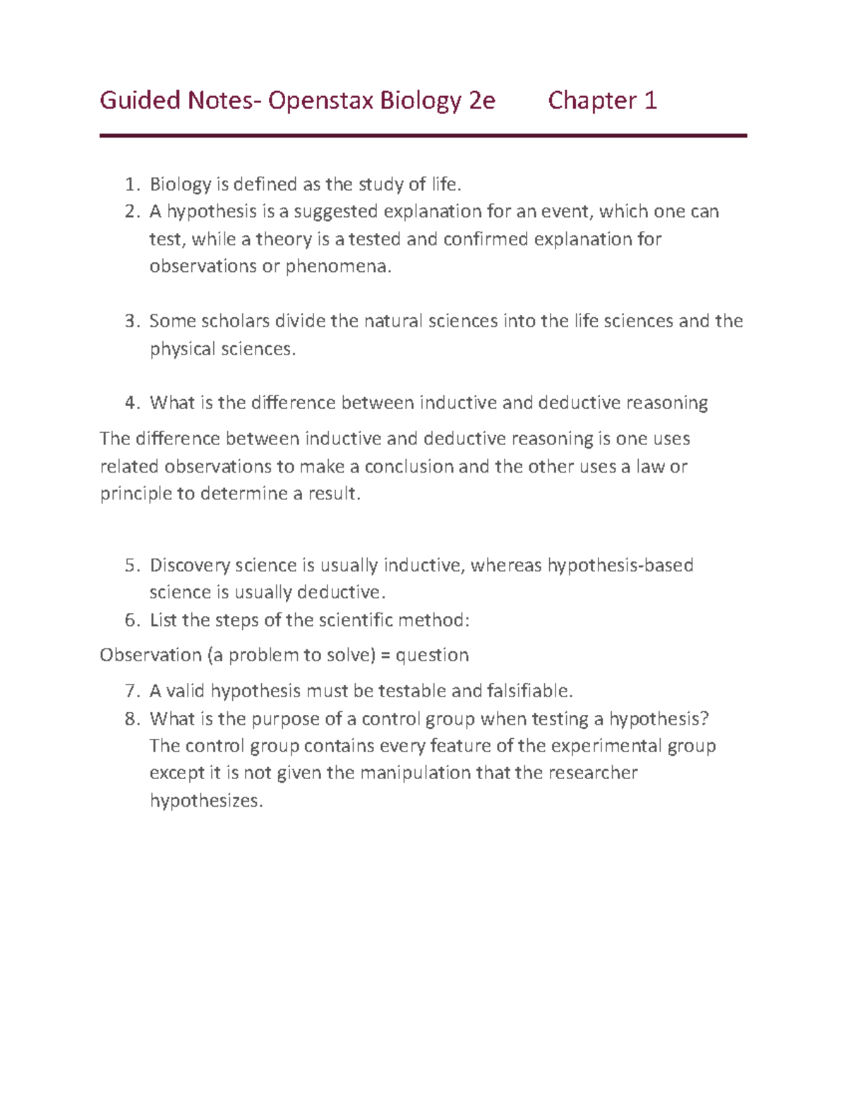 UTF-8''Guided Notes-Open Stax Biology 2e Ch1 - Guided Notes- Openstax ...