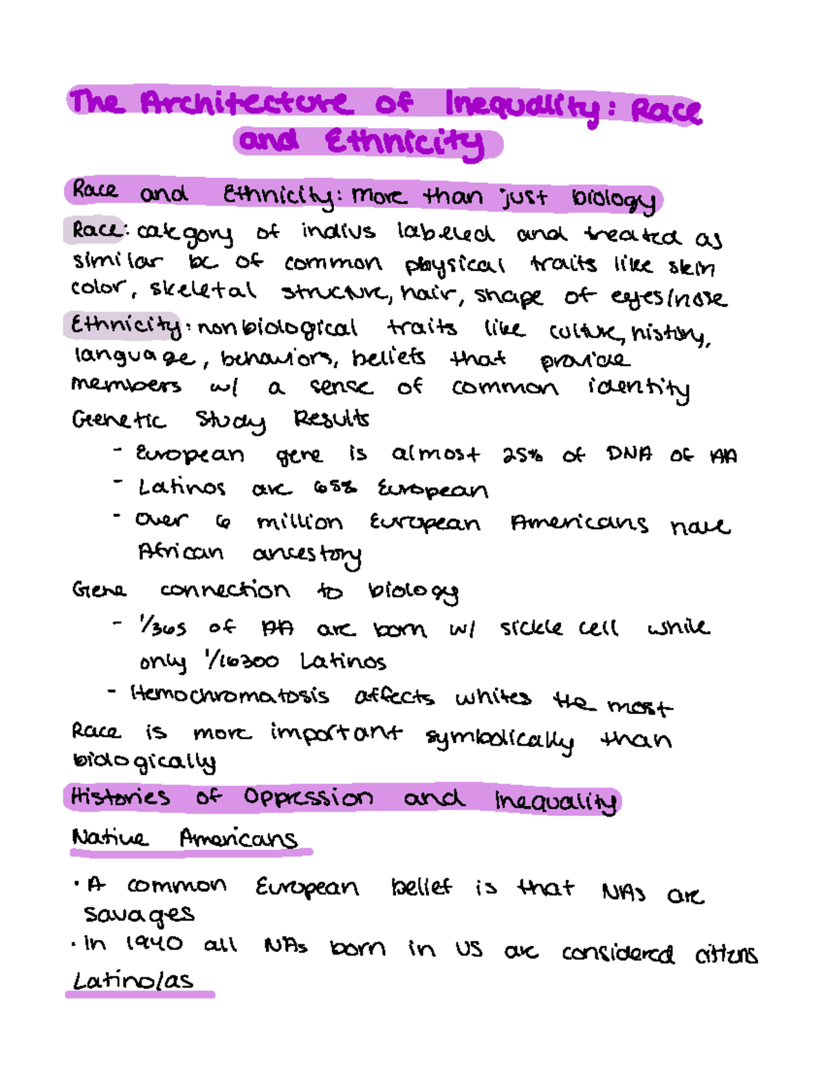 Newman Chapter 11 - The Architecture of Inequality Race and Ethnicity ...