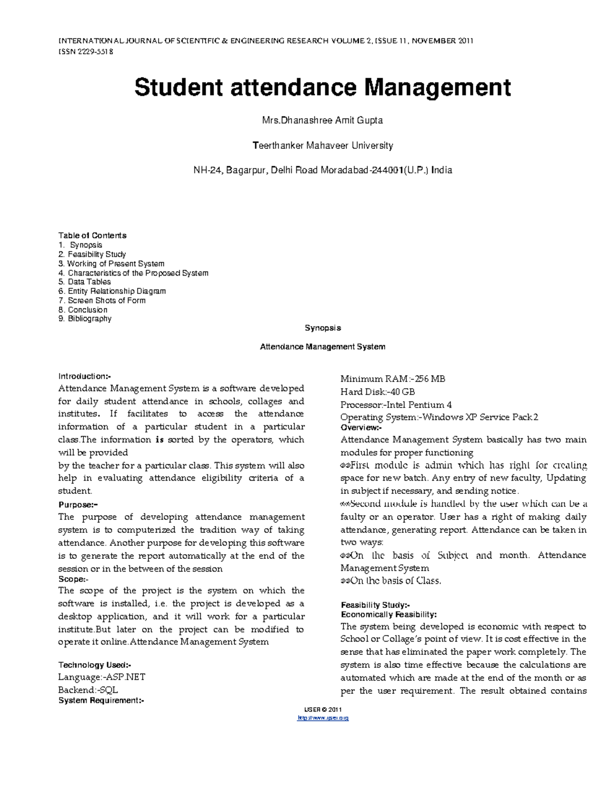 synopsis-of-student-attendance-software-issn-2229-ijser-2011