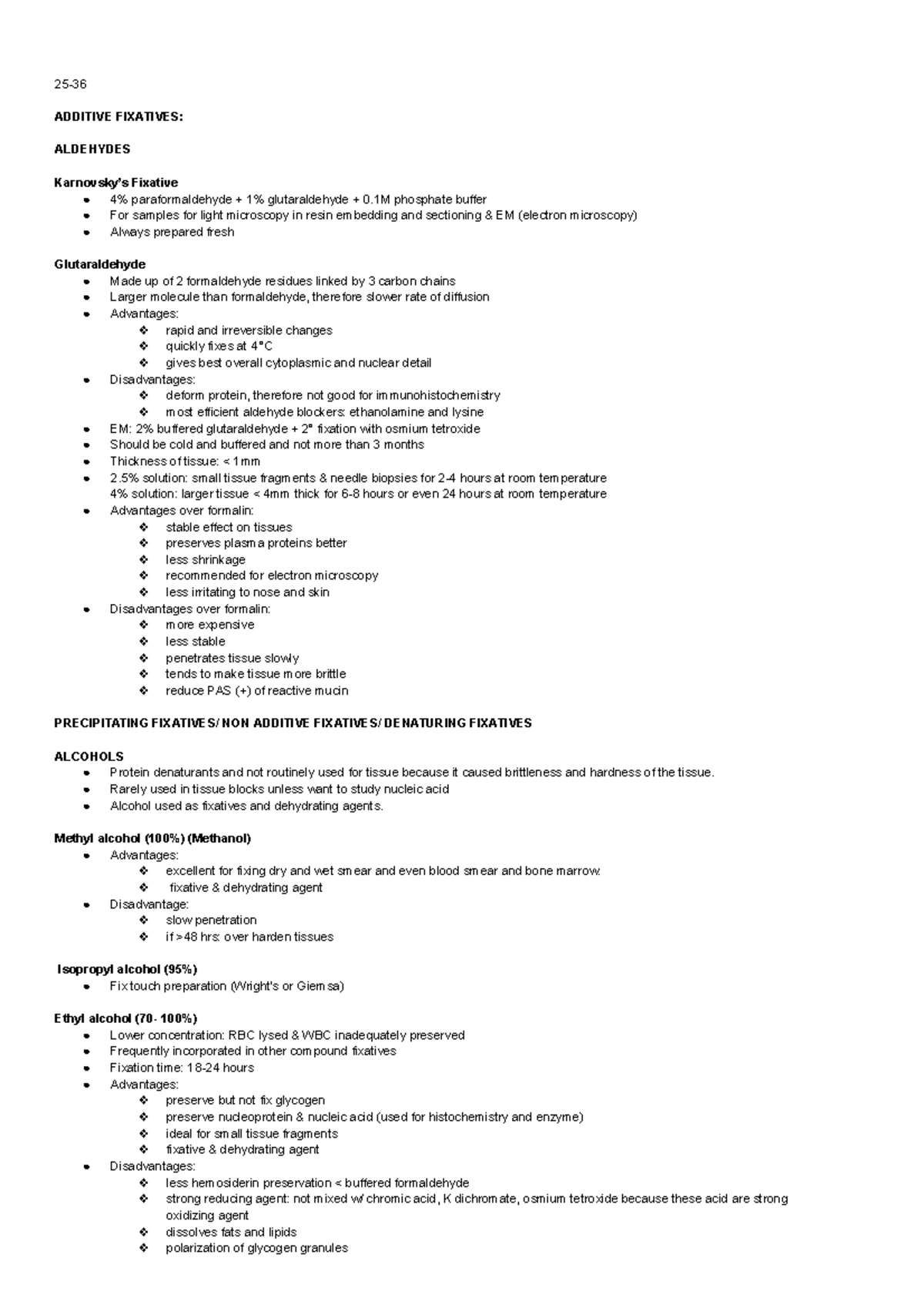 2536 ( Chemical Fixatives) TISSUE PROCESSING Cooking or HRM Studocu